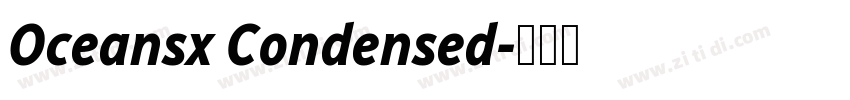 Oceansx Condensed字体转换